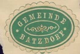 Wappen von Batzdorf/Arms (crest) of Batzdorf
