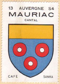 Blason de Mauriac (Cantal)