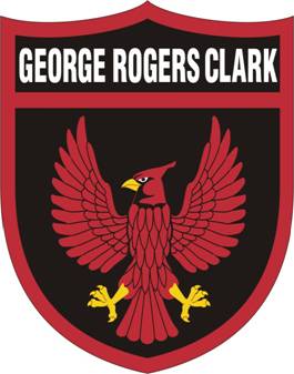 Coat of arms (crest) of George Rogers Clark High School Junior Reserve Officer Training Corps, US Army