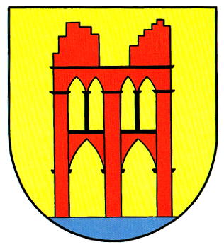 Wappen von Hude (Oldenburg) / Arms of Hude (Oldenburg)