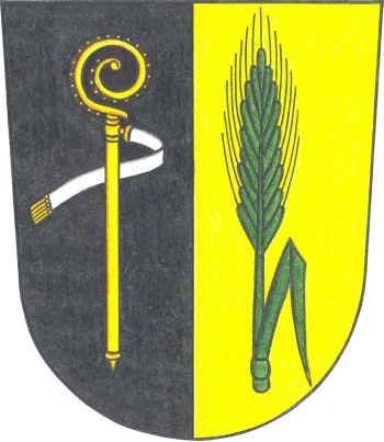 Arms (crest) of Hartmanice (České Budějovice)