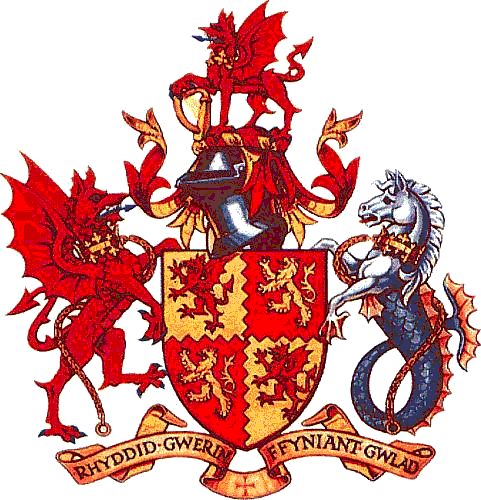 Arms (crest) of Carmarthenshire