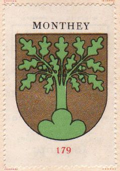 Wappen von/Blason de Monthey