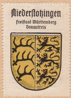 Wappen von Niederstotzingen/Coat of arms (crest) of Niederstotzingen