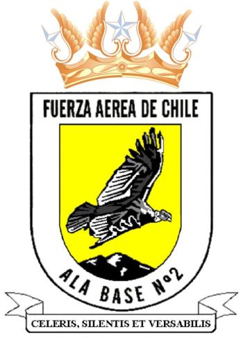 Coat of arms (crest) of the Ala Base 2 of the Air Force of Chile