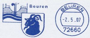 Wappen von Beuren (Esslingen)/Coat of arms (crest) of Beuren (Esslingen)