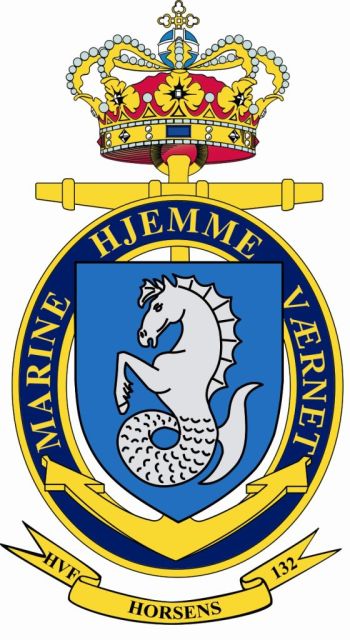 Coat of arms (crest) of the Home Guard Flotilla 132 Horsens, Denmark