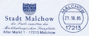 Wappen von Malchow/Coat of arms (crest) of Malchow