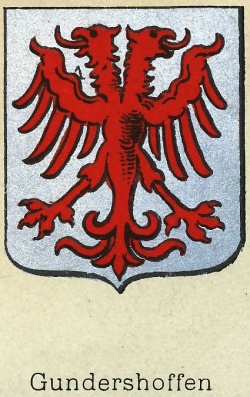 Blason de Gundershoffen/Coat of arms (crest) of {{PAGENAME