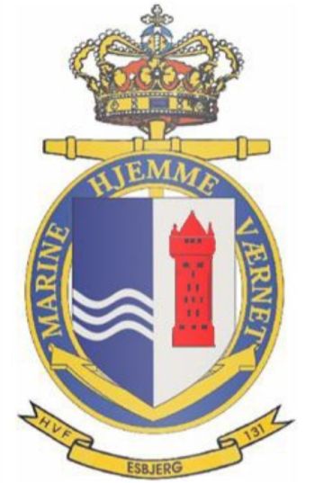 Coat of arms (crest) of the Home Guard Flotilla 131 Esbjerg, Denmark
