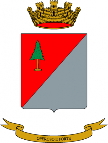 Coat of arms (crest) of the Pinerolo Logistics Battalion, Italian Army