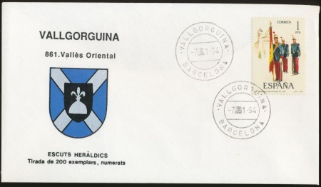 Escudo de Vallgorguina/Arms (crest) of Vallgorguina