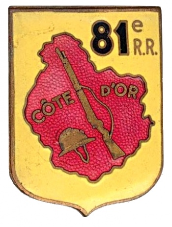 Arms of 81st Infantry Regiment, French Army