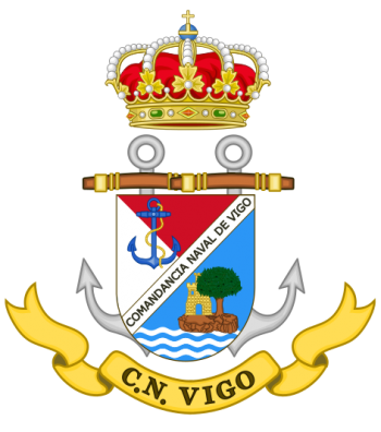 Coat of arms (crest) of the Naval Command of Vigo, Spanish Navy
