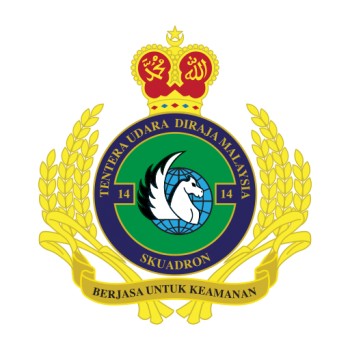 Coat of arms (crest) of the No 14 Squadron, Royal Malaysian Air Force