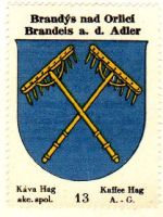 Arms (crest) of Brandýs nad Orlicí