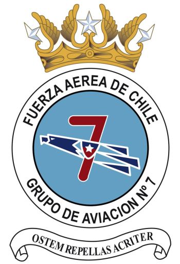 Coat of arms (crest) of the Aviation Group No 7, Air Force of Chile