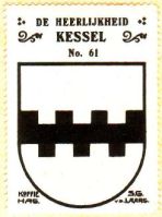 Wapen van Kessel/Arms (crest) of Kessel