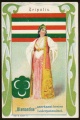 Arms, Flags and Folk Costume trade card Diamantine Tripolis