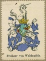 Wappen Freiherr von Waldenfels nr. 271 Freiherr von Waldenfels