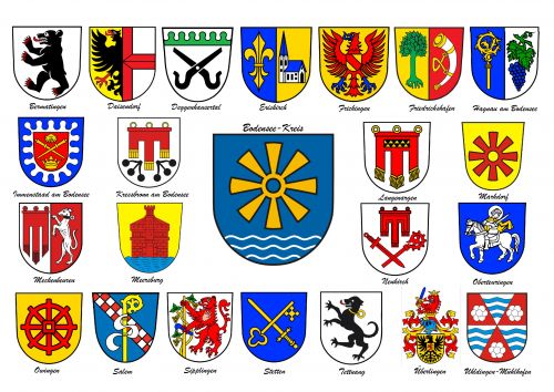 Arms in the Bodenseekreis District