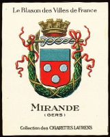 Blason de Mirande/Arms (crest) of Mirande