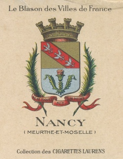 Blason de Nancy/Coat of arms (crest) of {{PAGENAME