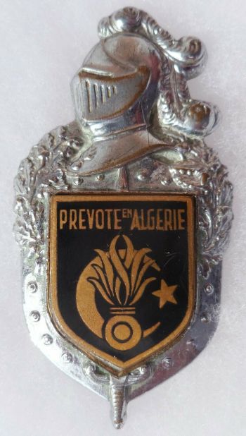 Coat of arms (crest) of the Provost Gendarmerie of Algeria, France