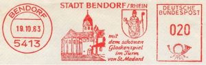 Wappen von Bendorf (Mayen-Koblenz)/Coat of arms (crest) of Bendorf (Mayen-Koblenz)
