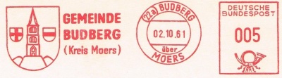 Wappen von Budberg/Coat of arms (crest) of Budberg