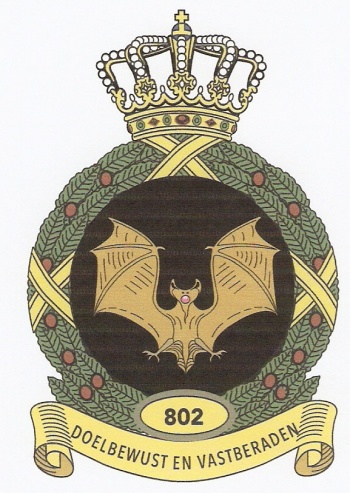 Coat of arms (crest) of the 802 Patriot Squadron, Netherlands Army