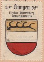 Wappen von Ebingen/Arms (crest) of Ebingen