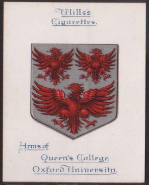 Arms of The Queen's College (Oxford University)