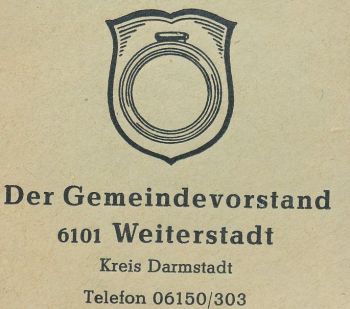 Wappen von Weiterstadt/Coat of arms (crest) of Weiterstadt