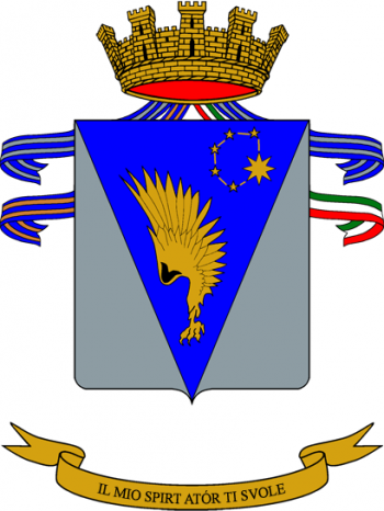 Coat of arms (crest) of the 5th Army Aviation Regiment Rigel, Italian Army