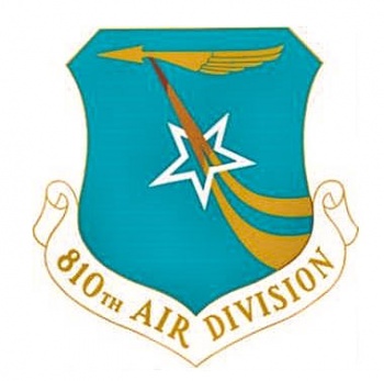 Coat of arms (crest) of the 810th Air Division, US Air Force