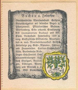 Wappen von Bad Buchau/Coat of arms (crest) of Bad Buchau