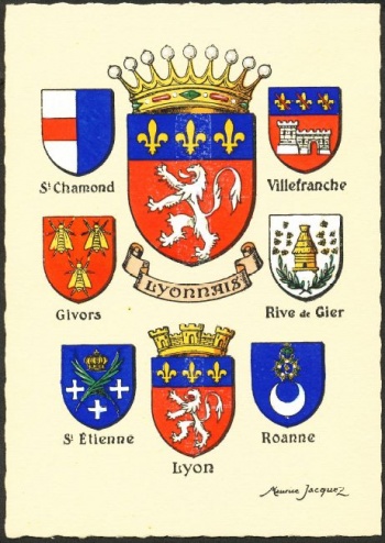 Arms of Maurice Jacquez Postcards