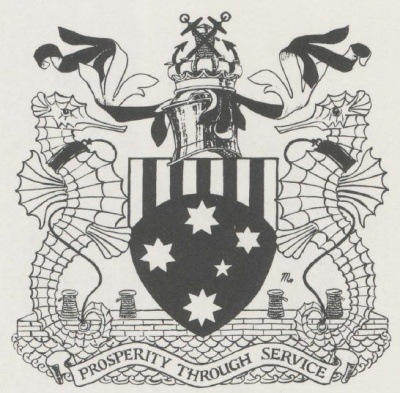 Arms of Melbourne Harbour Trust Commissioners