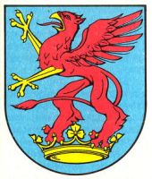 Wappen von Penkun/Arms (crest) of PenkunThe arms during DDR times