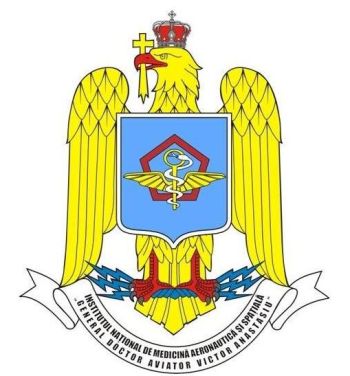 Coat of arms (crest) of the Aviation General Doctor Victor Atanasiu National Aviation and Space Medicine Institute, Romania