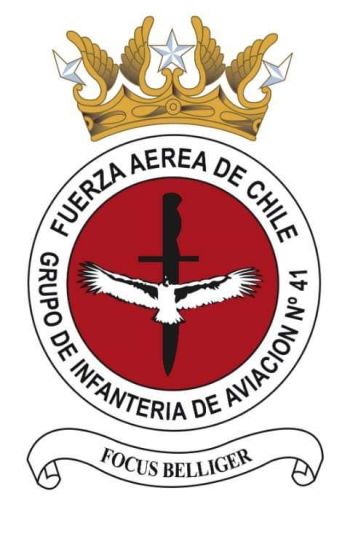 Coat of arms (crest) of the Aviation Infantry Group No 41, Air Force of Chile