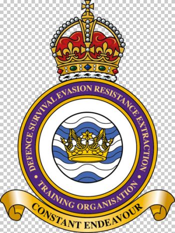 Coat of arms (crest) of the Defence Survival Evasion Resistance Extraction Training Organisation, United Kingdom