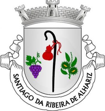 Brasão de Santiago de Ribeira de Alhariz/Arms (crest) of Santiago de Ribeira de Alhariz