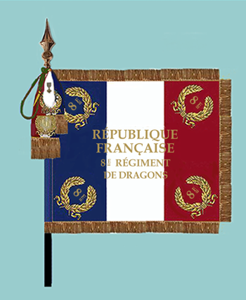 Arms of 8th Dragoons Regiment, French Army