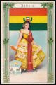 Arms, Flags and Folk Costume trade card Gross Britannien