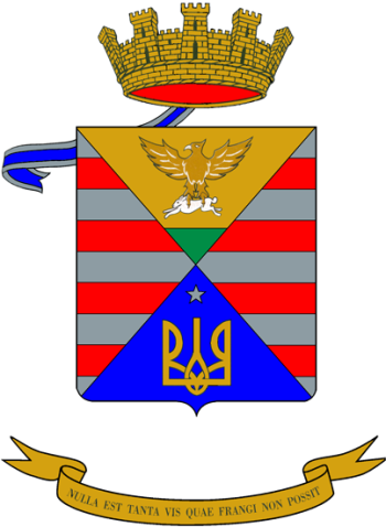 Coat of arms (crest) of the 2nd Artillery Regiment Potenza, Italian Army