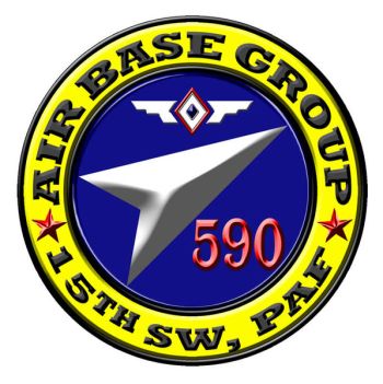 Coat of arms (crest) of the 590th Air Base Group, Philippine Air Force