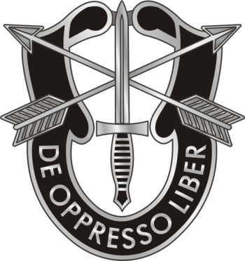 Coat of arms (crest) of 1st Special Forces, US Army