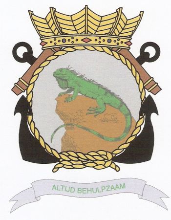 Coat of arms (crest) of the Naval Support Point Blanche, Netherlands Navy